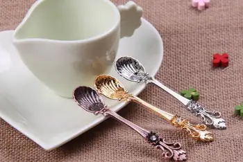 300pcsVintage Alloy Coffee Spoon Crown Palace Carved Dining & Bar Tableware Small Tea Ice Cream Sugar Cake Dessert Spoons SL7036
300pcsVintage Alloy Coffee Spoon Crown Palace Carved Dining & Bar Tableware Small Tea Ice Cream Sugar Cake Dessert Spoons SL7036