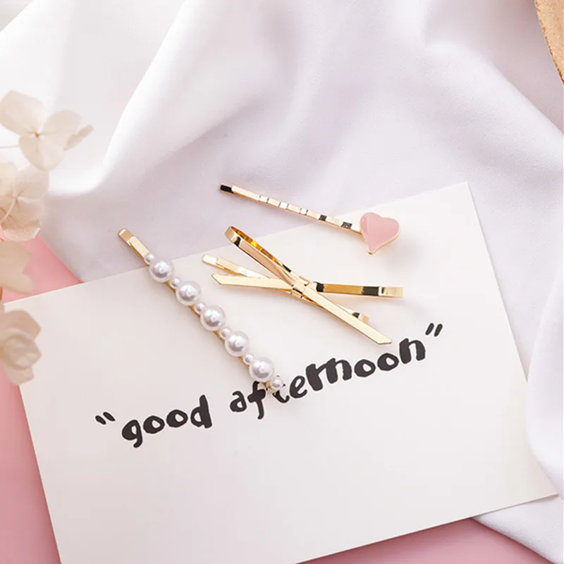 Korean Cute Love Heart Bowknot Charm Pearl Bangs Hair Clip for Girls New Trendy Statement Women Hair Pins Accessories HC005
Korean Cute Love Heart Bowknot Charm Pearl Bangs Hair Clip for Girls New Trendy Statement Women Hair Pins Accessories HC005