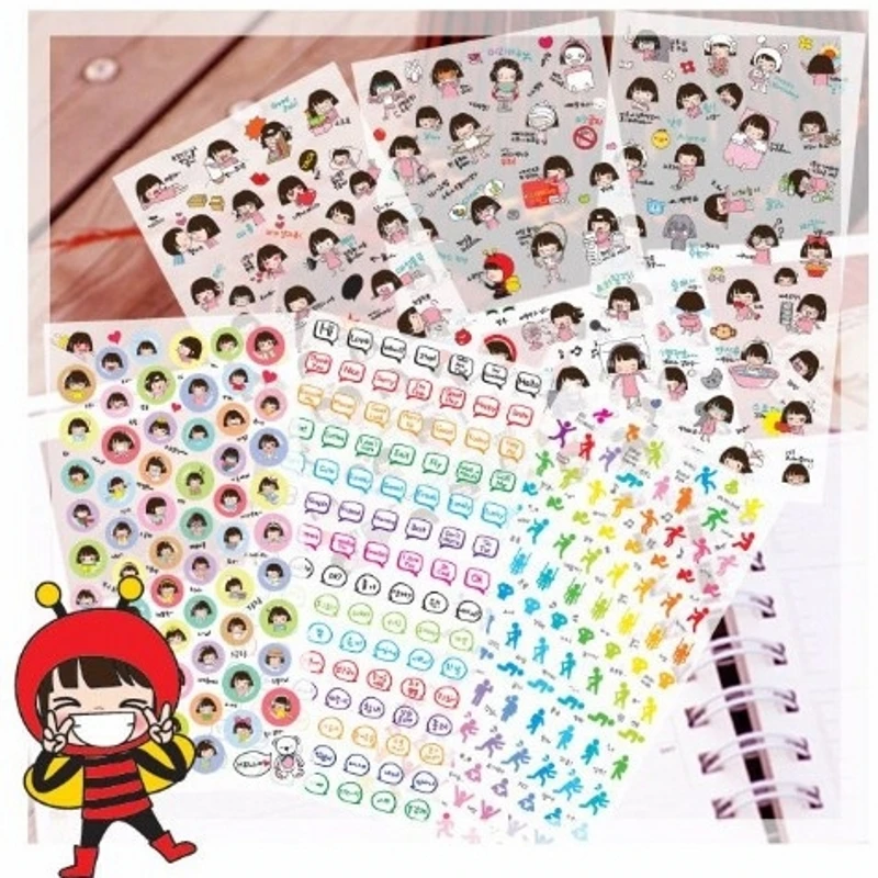 TIAMECH 6Pcs/Pack New Korean Creative Sport Girl Diary Sticker PVC Transparent Stickers H0299
TIAMECH 6Pcs/Pack New Korean Creative Sport Girl Diary Sticker PVC Transparent Stickers H0299