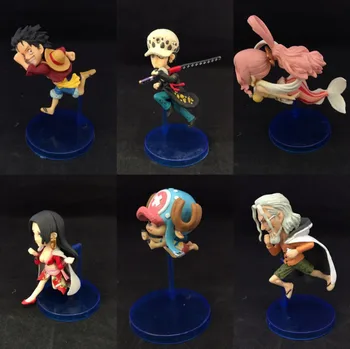 One Piece Running Luffy Boa Hancock Law Chopper Shirahoshi Silvers Rayleigh Anime PVC Figures Toys 6pcs/set
One Piece Running Luffy Boa Hancock Law Chopper Shirahoshi Silvers Rayleigh Anime PVC Figures Toys 6pcs/set