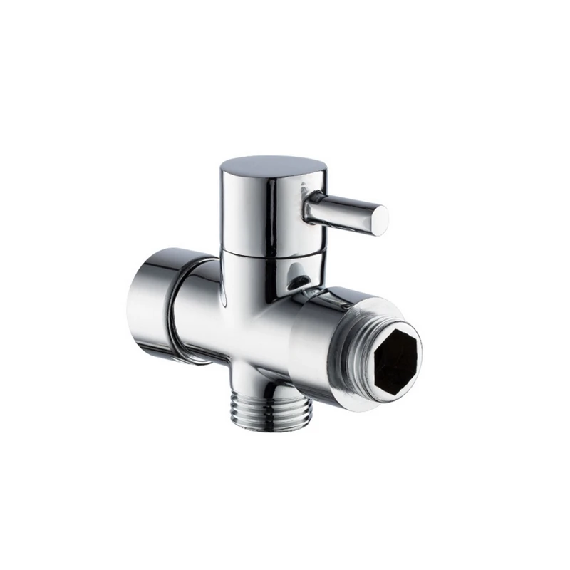 Chrome Brass 1/2"7/8" T-adapter 3 Ways Valve for Bathroom Shower Head Diverter Bath Toilet Bidet Sprayer Shower Head
Chrome Brass 1/2"7/8" T-adapter 3 Ways Valve for Bathroom Shower Head Diverter Bath Toilet Bidet Sprayer Shower Head