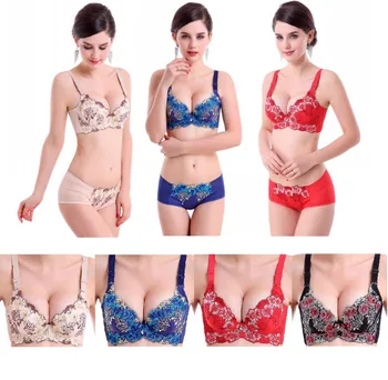 Fashion High Grade Luxury Push up Bra + Panty Set Women Underwear Embroidery Lace Sexy Lingerie Female Bra Intimates H009
Fashion High Grade Luxury Push up Bra + Panty Set Women Underwear Embroidery Lace Sexy Lingerie Female Bra Intimates H009