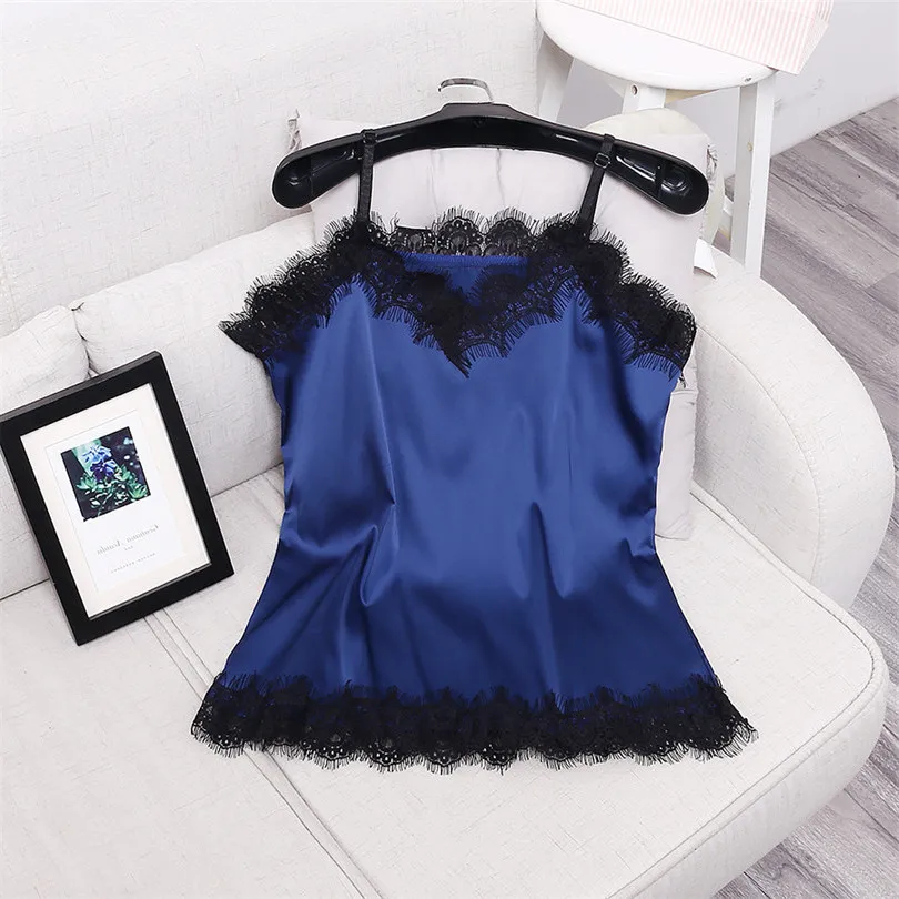 Maxdiroo Women's Fashion Satin Camisole Women Summer Lace Patchwork Candy Color Adjustable Female Sexy Sling Tops
Maxdiroo Women's Fashion Satin Camisole Women Summer Lace Patchwork Candy Color Adjustable Female Sexy Sling Tops