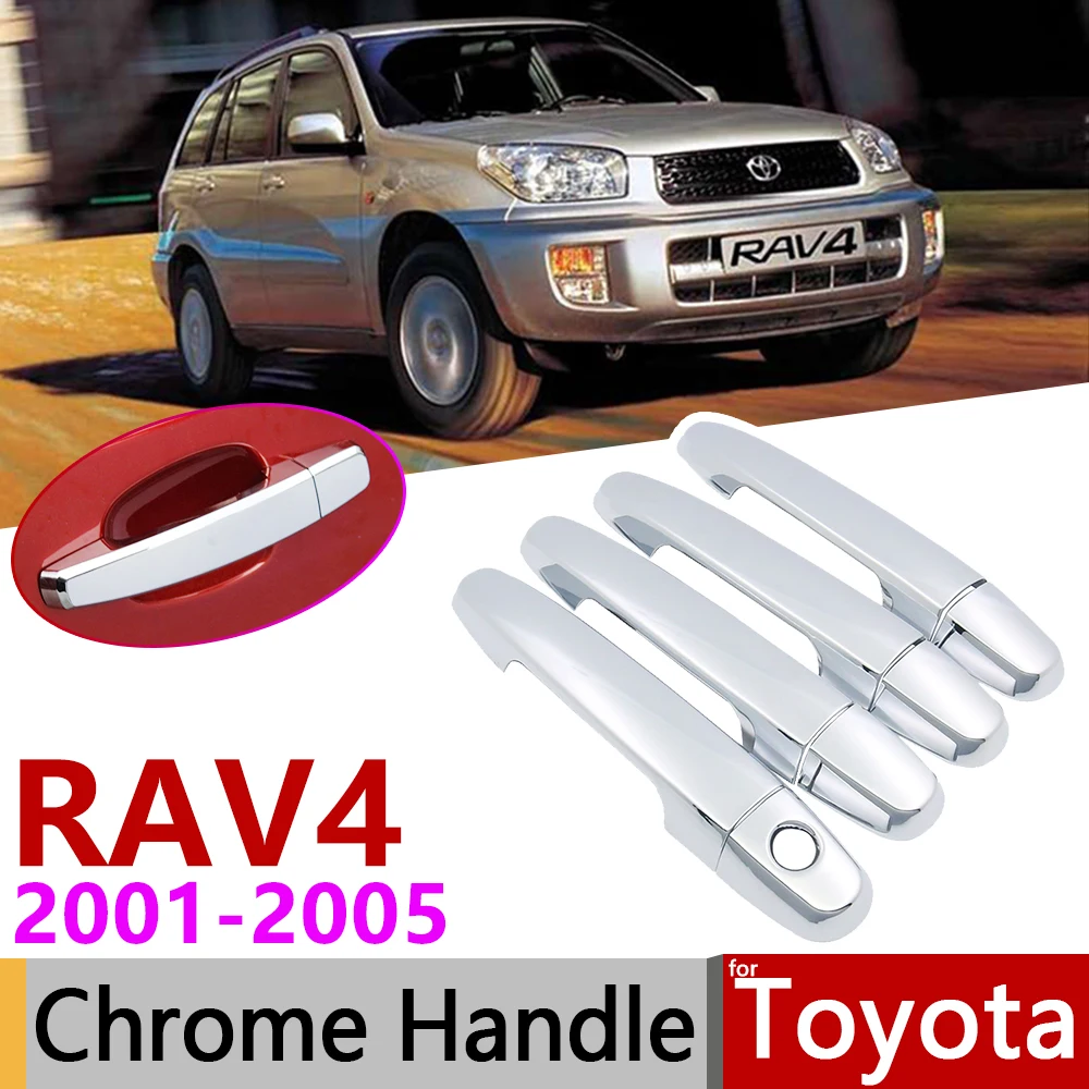 for Toyota RAV4 XA20 2001~2005 Luxuriou Chrome Exterior Door Handle Cover Car Accessories Stickers Trim Set 2002 2003 2004
for Toyota RAV4 XA20 2001~2005 Luxuriou Chrome Exterior Door Handle Cover Car Accessories Stickers Trim Set 2002 2003 2004