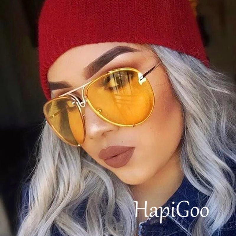 Classic Oversized Fashion Pilot Sunglasses Women 2019 Brand Design Sun Glasses Female Male Shades Eyewear Big Frame Glasses Lady
Classic Oversized Fashion Pilot Sunglasses Women 2019 Brand Design Sun Glasses Female Male Shades Eyewear Big Frame Glasses Lady