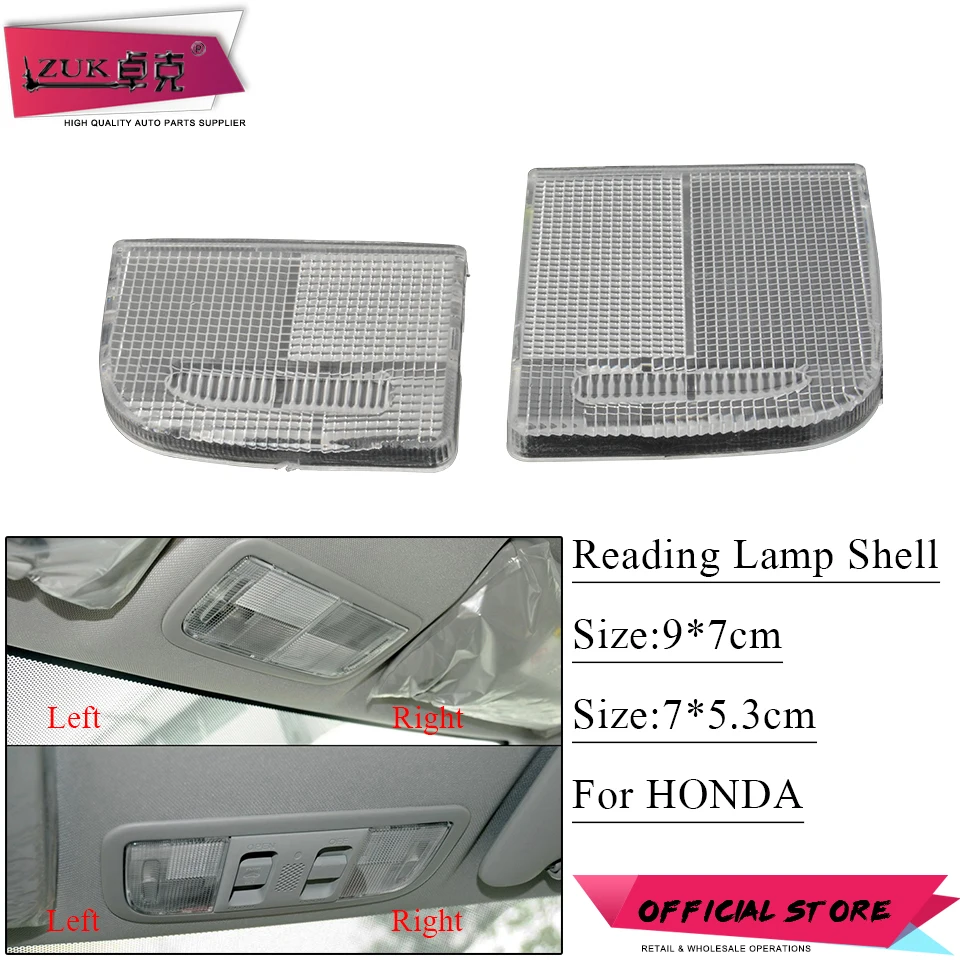 ZUK Front Rear Dome Light Lens Reading Lamp Cover Cap Housing For HONDA For ACCORD For CIVIC For ODYSSEY For CRV VEZEL FIT JAZZ
ZUK Front Rear Dome Light Lens Reading Lamp Cover Cap Housing For HONDA For ACCORD For CIVIC For ODYSSEY For CRV VEZEL FIT JAZZ