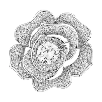 Fashion clothes temperament zircon flower brooch women's suit accessories coat brooch
Fashion clothes temperament zircon flower brooch women's suit accessories coat brooch