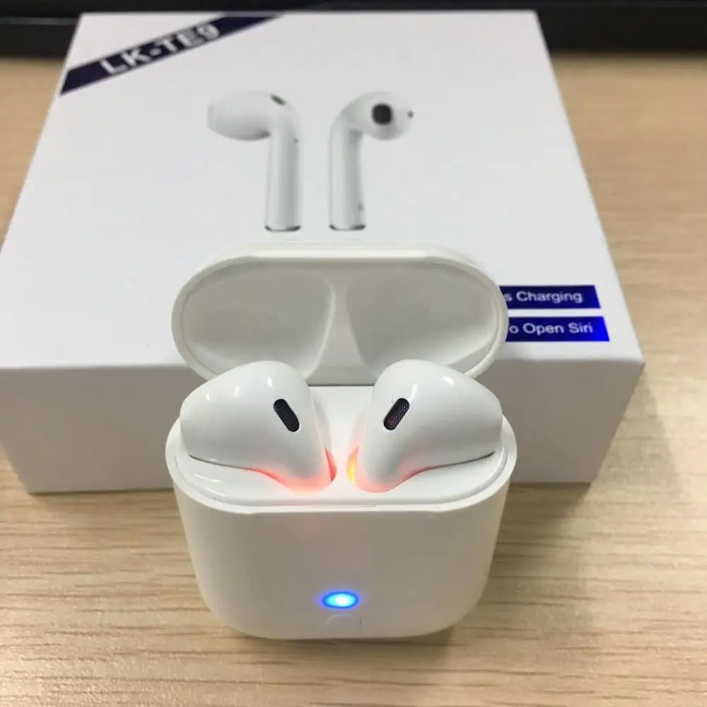 2019 TWS LK-Te9 1:1 air pods Wireless earphones bluetooth 5.0 Wireless headset Auto-bluetooth support Pop-ups function i30
2019 TWS LK-Te9 1:1 air pods Wireless earphones bluetooth 5.0 Wireless headset Auto-bluetooth support Pop-ups function i30