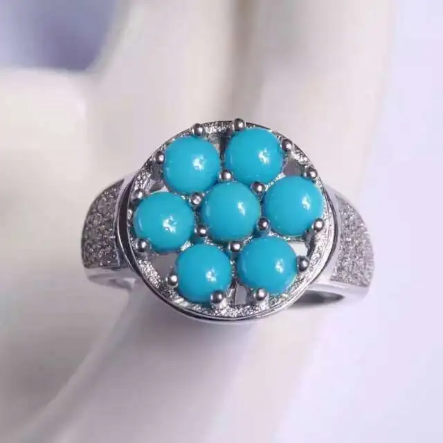 Natural green turquoise Ring Natural gemstone Ring 925 sterling silver trendy luxurious big Lucky round women's party Jewelry
Natural green turquoise Ring Natural gemstone Ring 925 sterling silver trendy luxurious big Lucky round women's party Jewelry
