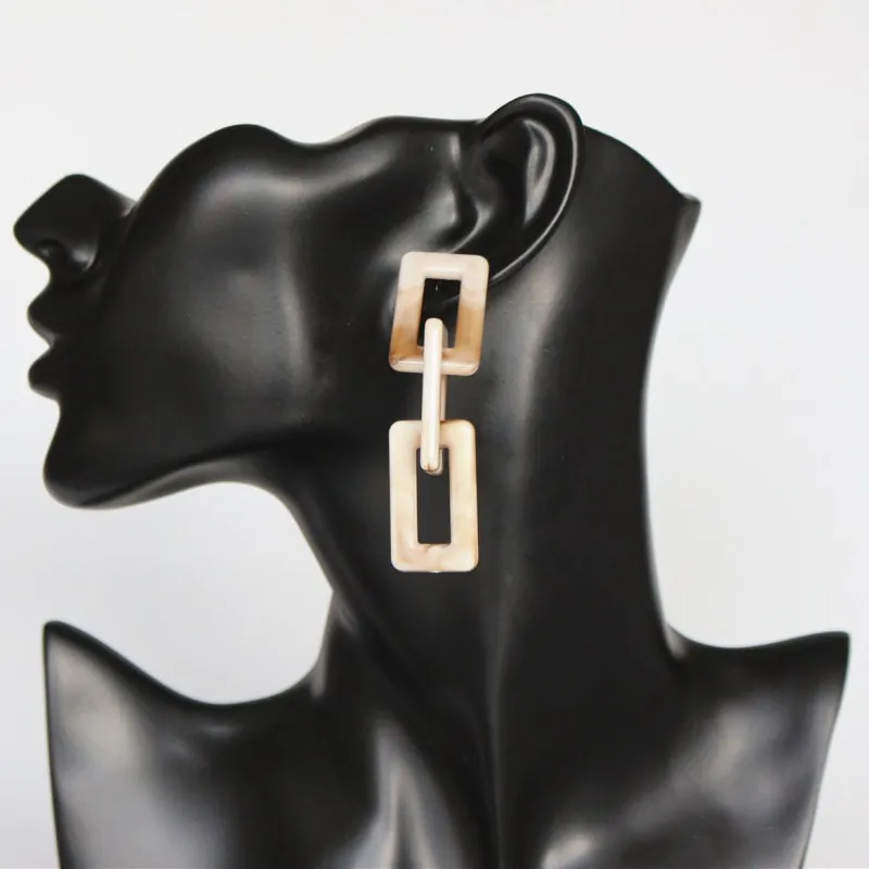 Leopard Acrylic Earrings for Women Acetate RetroLong Chain Dangle Earings Fashion Jewelry Square Statement Earring Oorbellen
Leopard Acrylic Earrings for Women Acetate RetroLong Chain Dangle Earings Fashion Jewelry Square Statement Earring Oorbellen