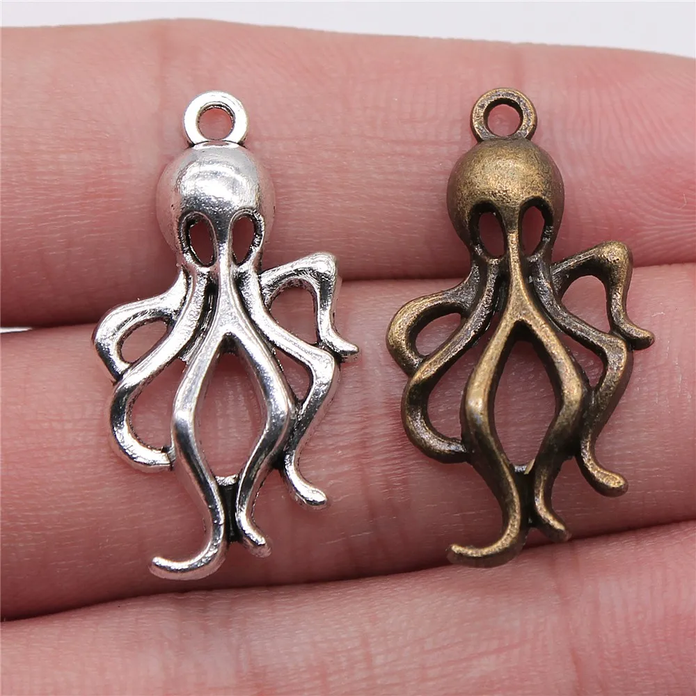 WYSIWYG 8pcs 32x17mm Pendant Octopus Octopus Charm Pendants For Jewelry Making Antique Silver Squid Pendants
WYSIWYG 8pcs 32x17mm Pendant Octopus Octopus Charm Pendants For Jewelry Making Antique Silver Squid Pendants