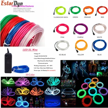 1M/2M/3M/5M Neon Light Dance Party Decor Light Neon LED lamp Flexible EL Wire Rope Tube Waterproof LED Strip 3V
1M/2M/3M/5M Neon Light Dance Party Decor Light Neon LED lamp Flexible EL Wire Rope Tube Waterproof LED Strip 3V