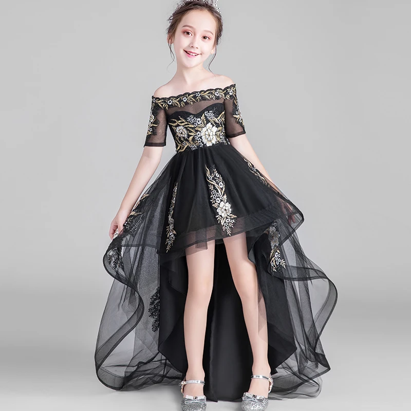 High-quality girls formal wedding party back-to-back dress Flower Girl's First Shoulder-tailed Dress for the Eucharist Party
High-quality girls formal wedding party back-to-back dress Flower Girl's First Shoulder-tailed Dress for the Eucharist Party