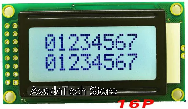 SMR0802-B Gray white screen 0802B character dot matrix LCD module Gray white background black words 5V 3.3V 8*2 dot matrix
SMR0802-B Gray white screen 0802B character dot matrix LCD module Gray white background black words 5V 3.3V 8*2 dot matrix
