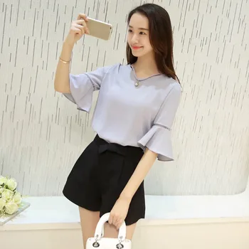 Butterfly Sleeve Women Blouses Shirt OL Hollow Out Lace Blouse Tops Shirt Casual Blusas
Butterfly Sleeve Women Blouses Shirt OL Hollow Out Lace Blouse Tops Shirt Casual Blusas