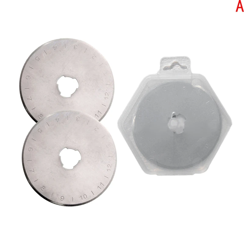 45MM Rotary blades Patchwork Fabric Leather Craft Circular Paper Colth Cut Refill Sewing Quilting for Olfa LAW2475
45MM Rotary blades Patchwork Fabric Leather Craft Circular Paper Colth Cut Refill Sewing Quilting for Olfa LAW2475