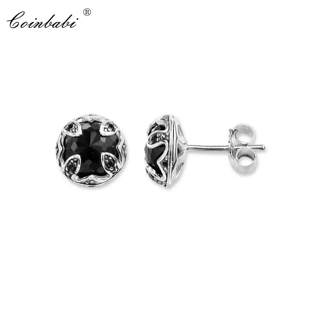 Stud Earrings Black Lotus Bohemia Gift For Women Ts High Quality Earring Thomas Style 925 Sterling Silver Fashion Jewelry
Stud Earrings Black Lotus Bohemia Gift For Women Ts High Quality Earring Thomas Style 925 Sterling Silver Fashion Jewelry