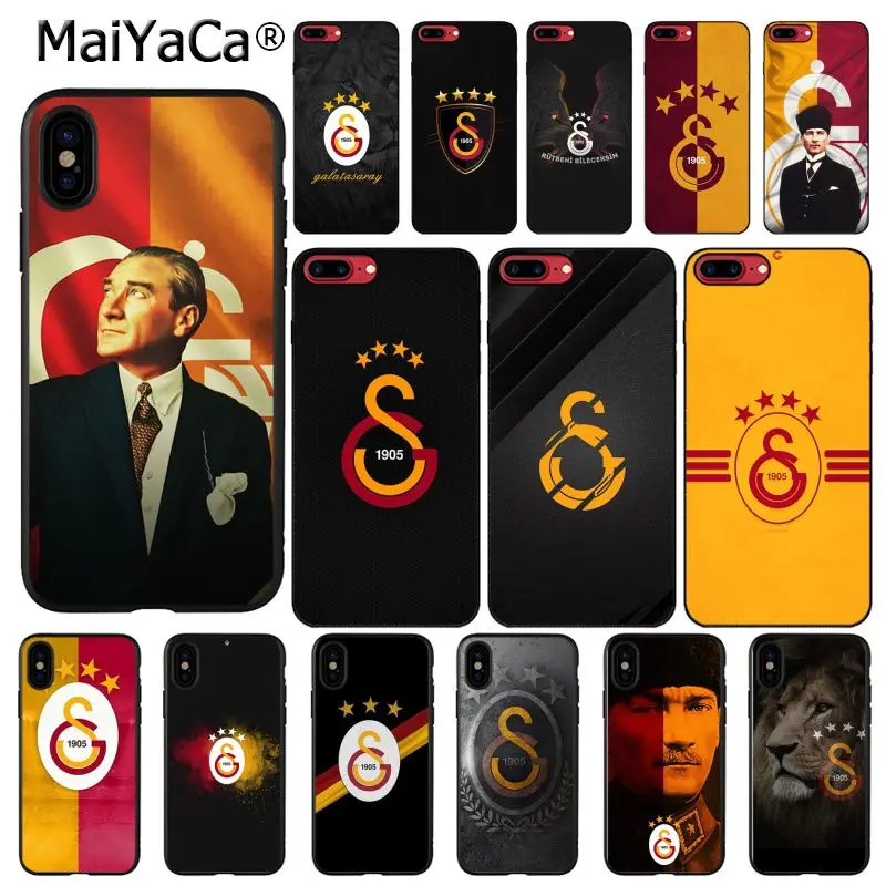 Турецкий Galatasaray Mustafa Kemal Ataturk чехол для телефона iphone 11 12 Pro 11Pro Max X XS MAX 6 6s 7 7plus 8 8Plus 5S SE