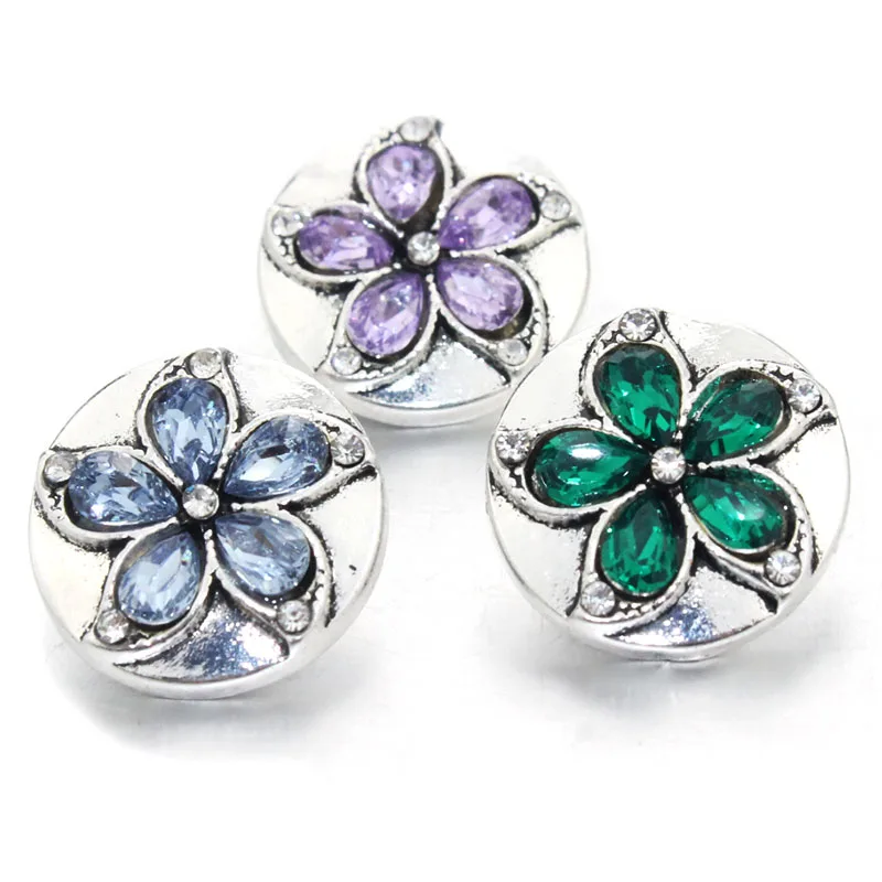 Wholesale 10pcs/lot Mixed Flower 18mm snap button jewelry Metal Rhinestone snap button fit snap button bracelet Jewelry 010105
Wholesale 10pcs/lot Mixed Flower 18mm snap button jewelry Metal Rhinestone snap button fit snap button bracelet Jewelry 010105