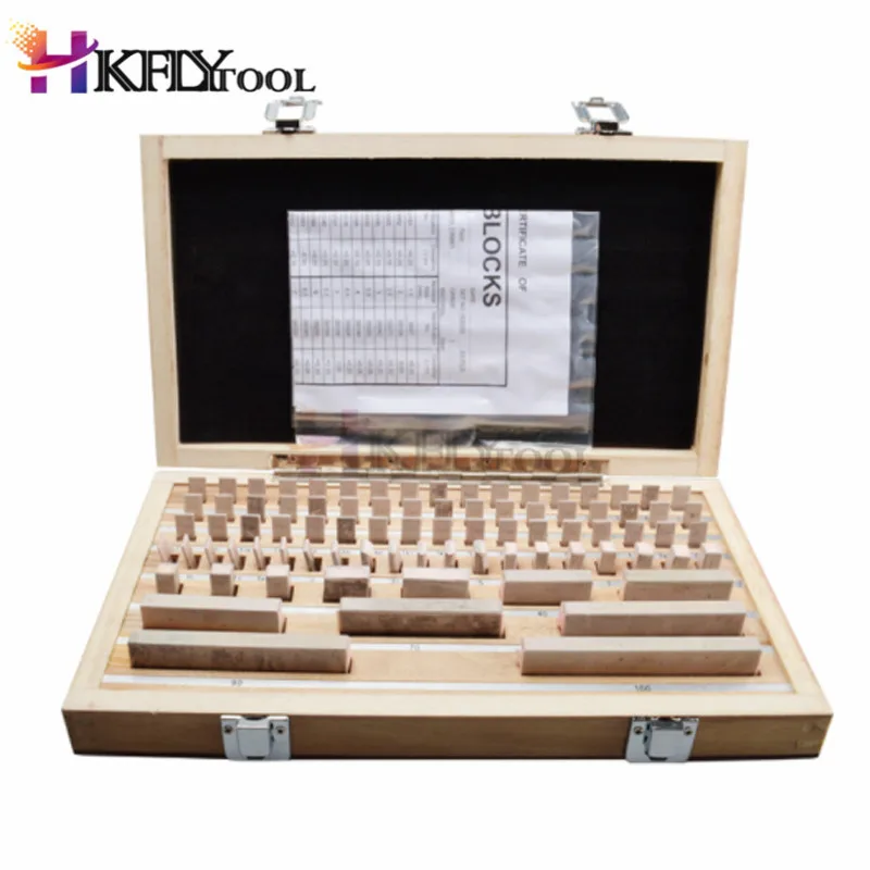 1.005-100mm 0 grade 1 grade Block Gauge inpsection block 83pcs/set inspection Caliper Block gauge Inspection Measurement Tool
1.005-100mm 0 grade 1 grade Block Gauge inpsection block 83pcs/set inspection Caliper Block gauge Inspection Measurement Tool