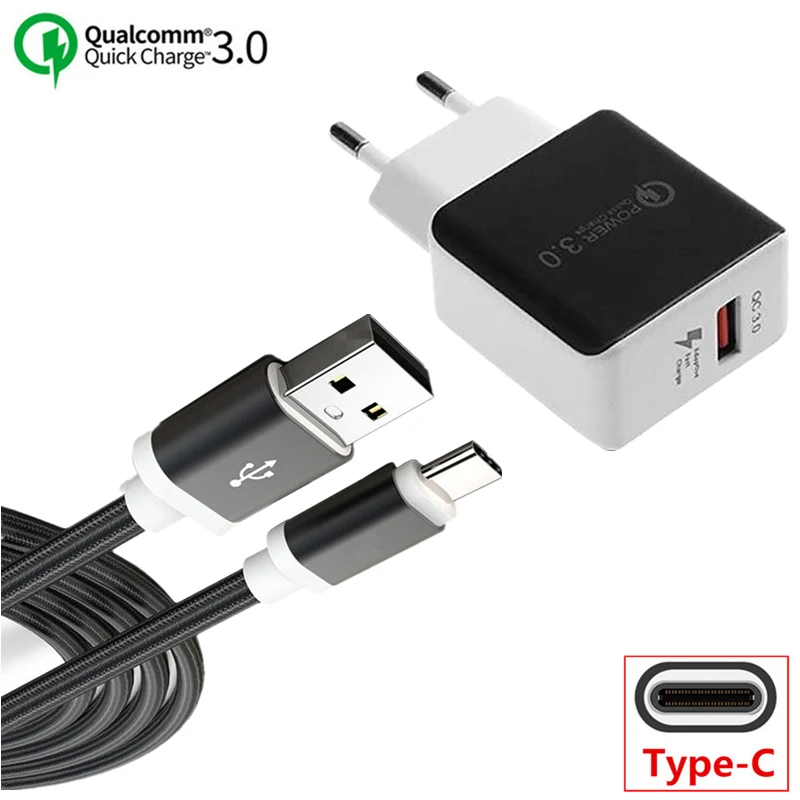 QC3.0 Quick Charge 3.0 for Samsung A50 A30 S10 S8 S9 Type c cable for Huawei Mate 20 P30 P20 Xiaomi Mi 9 8 Redmi Note 7 pro
QC3.0 Quick Charge 3.0 for Samsung A50 A30 S10 S8 S9 Type c cable for Huawei Mate 20 P30 P20 Xiaomi Mi 9 8 Redmi Note 7 pro