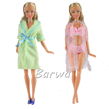 Fashion Handmade 2 items/lot doll accessory Princess sexy mini bikini clothes robe night dress for barbie dressing up game gift
Fashion Handmade 2 items/lot doll accessory Princess sexy mini bikini clothes robe night dress for barbie dressing up game gift