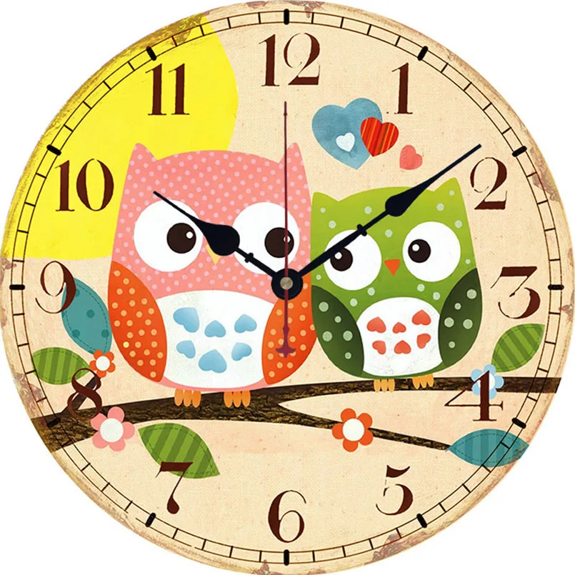 New Wall Clock European American Country Retro Big Wall Clock Owl Series Wall Clock Modern Design Duvar Saati Home Decoration
New Wall Clock European American Country Retro Big Wall Clock Owl Series Wall Clock Modern Design Duvar Saati Home Decoration