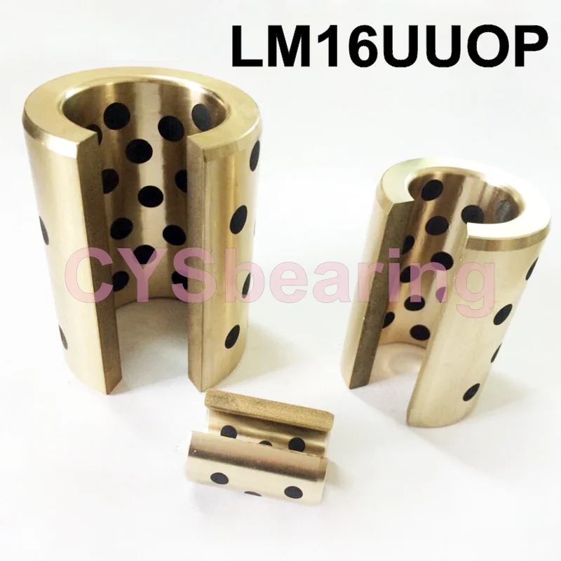 16mm LM16UUOP JDB graphite copper set bushing oil self-lubricatingLinear bearings Open Type CNC Linear Bush for 3D printer parts
16mm LM16UUOP JDB graphite copper set bushing oil self-lubricatingLinear bearings Open Type CNC Linear Bush for 3D printer parts