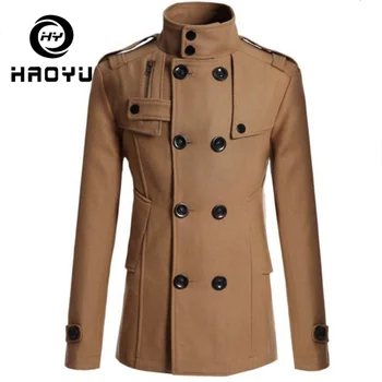 Mens Winter Wool Coat Slim Fit England Style Mens Overcoat Black Double Breasted Men Casual Wool Blends 3XL Male Jacket
Mens Winter Wool Coat Slim Fit England Style Mens Overcoat Black Double Breasted Men Casual Wool Blends 3XL Male Jacket