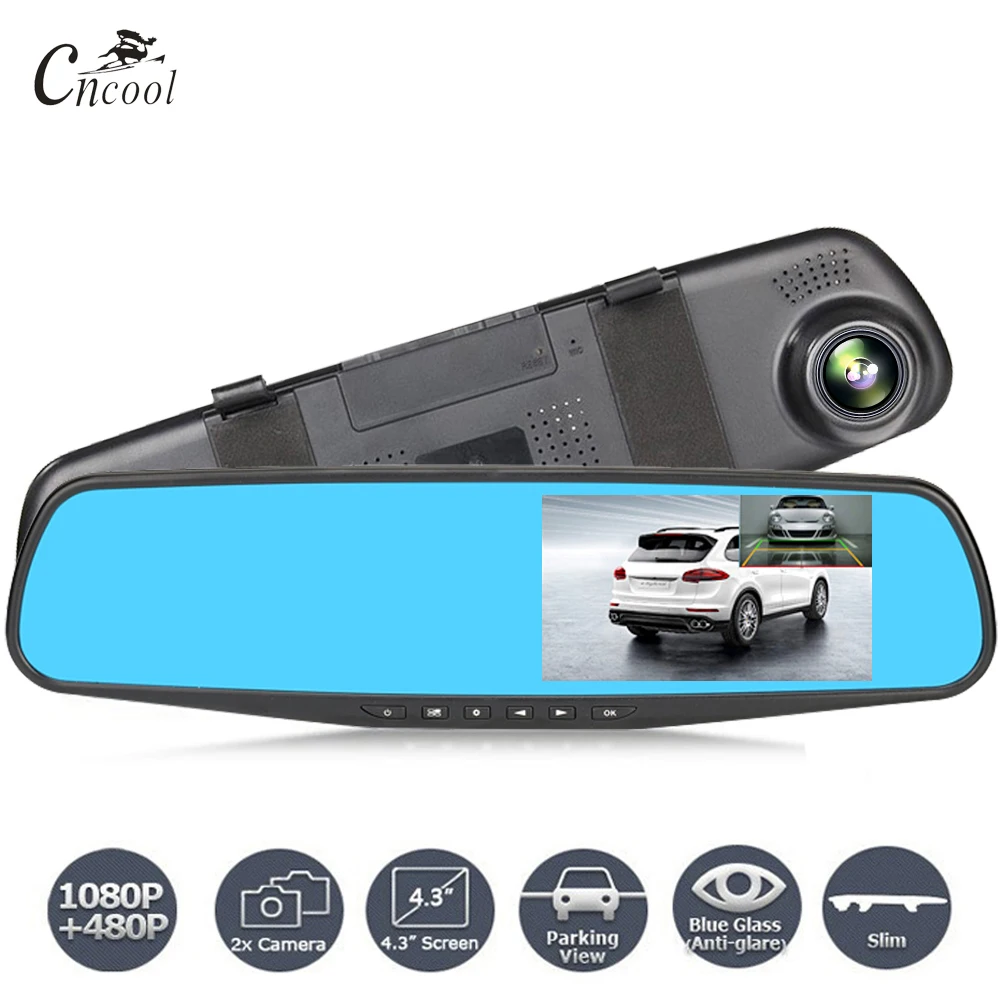 Cncool Car Dvr FHD 1080P dual len Registrator Night Vision Camera Rearview Mirror Digital Video Recorder Auto Camcorder Dash Cam
Cncool Car Dvr FHD 1080P dual len Registrator Night Vision Camera Rearview Mirror Digital Video Recorder Auto Camcorder Dash Cam