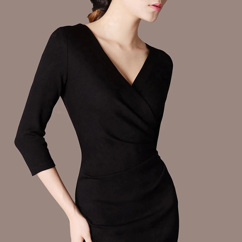 Sexy Women Dress 2019 New OL Dresses Fashion Elegant Slim One-piece Dress Sexy Hip V Neck Spring Summer Formal Clothes XXXL
Sexy Women Dress 2019 New OL Dresses Fashion Elegant Slim One-piece Dress Sexy Hip V Neck Spring Summer Formal Clothes XXXL