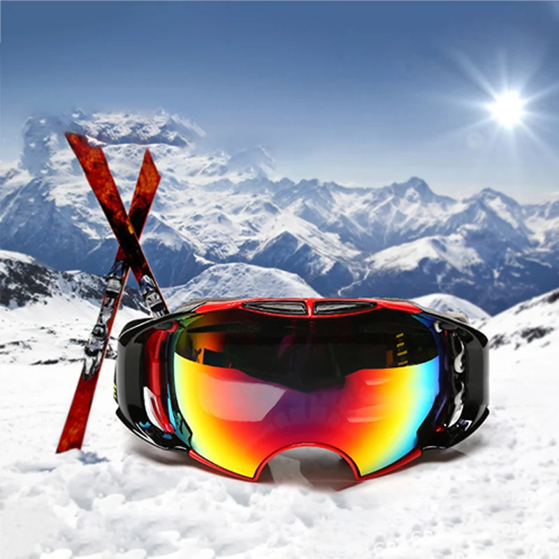 Лыжные очки для мужчин и женщин сноуборда катания на лыжах защита от снега лыжные