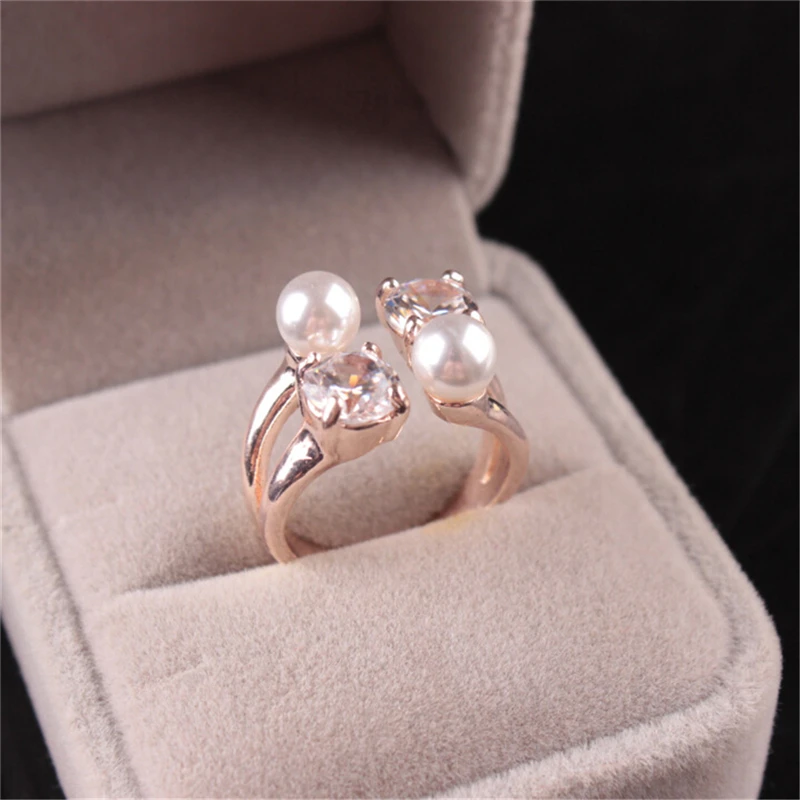 BOAKO 2019 New High Quality Fashion Simulated Pearl Ring Type Women Double Pearl Rings Accessories Jeweley For Women bague B3
BOAKO 2019 New High Quality Fashion Simulated Pearl Ring Type Women Double Pearl Rings Accessories Jeweley For Women bague B3