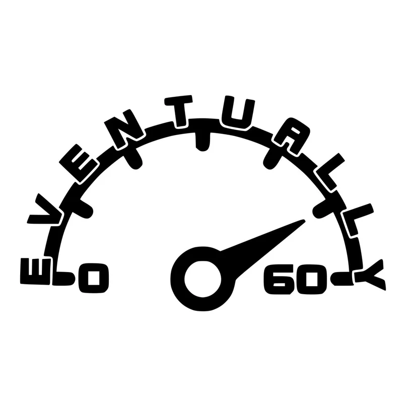 12.7*7.5CM 0 TO 60 EVENTUALLY... Funny Car Truck Window Vinyl Decal Stickers C8-1528
12.7*7.5CM 0 TO 60 EVENTUALLY... Funny Car Truck Window Vinyl Decal Stickers C8-1528