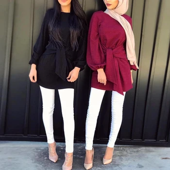Bandage Abaya Turkish Muslim Turkey Islamic Clothing Long Sleeve Shirts Blouse Loose Long Tops Clothes Women Ropa Turca Mujer
Bandage Abaya Turkish Muslim Turkey Islamic Clothing Long Sleeve Shirts Blouse Loose Long Tops Clothes Women Ropa Turca Mujer