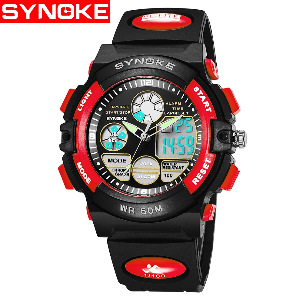 Synoke Sports Watch Men's Digital Resistant Quartz Alarm Wristwatches Outdoor Military LED Boy girl Casual Watch
Synoke Sports Watch Men's Digital Resistant Quartz Alarm Wristwatches Outdoor Military LED Boy girl Casual Watch