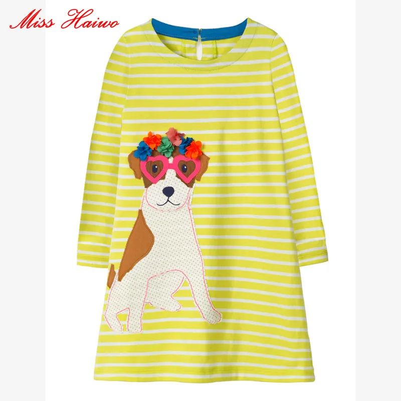 Miss Haiwo Fall Kids Dresses For Girls Pure Cotton Baby Girl Clothes stripes Doggy cartoon Girls Long Dress Children's Clothing
Miss Haiwo Fall Kids Dresses For Girls Pure Cotton Baby Girl Clothes stripes Doggy cartoon Girls Long Dress Children's Clothing