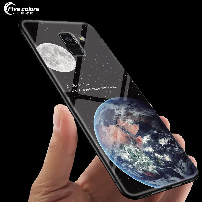 Star Space Tempered Glass Phone Cases For Samsung Galaxy A8 2018 / A5 2018 / A8 Plus 2018 Soft TPU Bumper Protective Coque
Star Space Tempered Glass Phone Cases For Samsung Galaxy A8 2018 / A5 2018 / A8 Plus 2018 Soft TPU Bumper Protective Coque