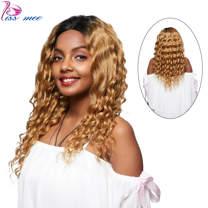 KISSMEE Loose Deep Wave Lace Front Wig For Black Women Brazilian Hair Blonde Ombre Lace Front Wig 1B#27 Remy Hair With Baby Hair
KISSMEE Loose Deep Wave Lace Front Wig For Black Women Brazilian Hair Blonde Ombre Lace Front Wig 1B#27 Remy Hair With Baby Hair