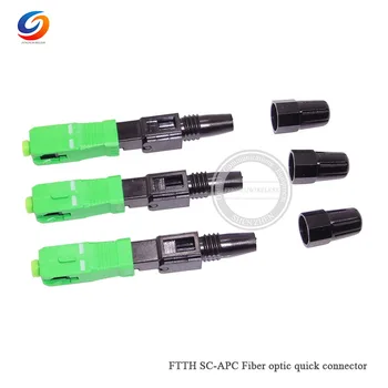 Free shipping 100PCS/box FTTH SC APC single-mode fiber optic SC APC quick connector SC APC FTTH Fiber Optic Fast Connector
Free shipping 100PCS/box FTTH SC APC single-mode fiber optic SC APC quick connector SC APC FTTH Fiber Optic Fast Connector