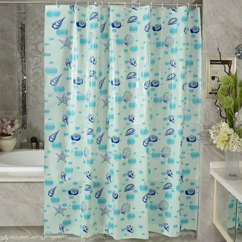 New Bathroom Shower Curtain Blue Shell Pattern PEVA Toilet Partition Curtain Waterproof Mouldproof Thickening
New Bathroom Shower Curtain Blue Shell Pattern PEVA Toilet Partition Curtain Waterproof Mouldproof Thickening