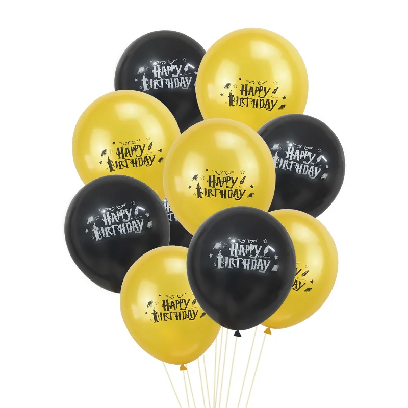 10pcs 12inch Happy Birthday Balloons Harry Potter Letters Printed Balloon Birthday Party Decorations Kids Party Supplies
10pcs 12inch Happy Birthday Balloons Harry Potter Letters Printed Balloon Birthday Party Decorations Kids Party Supplies