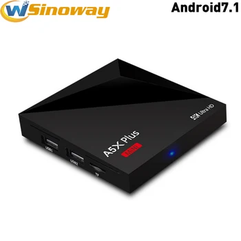20PCS Full HD Media Player 4K Built in Antenna Support 1GB DDR3 8GB eMMC Quad Core Smart Android 7.1 RK3328 TV Box A5X Plus
20PCS Full HD Media Player 4K Built in Antenna Support 1GB DDR3 8GB eMMC Quad Core Smart Android 7.1 RK3328 TV Box A5X Plus