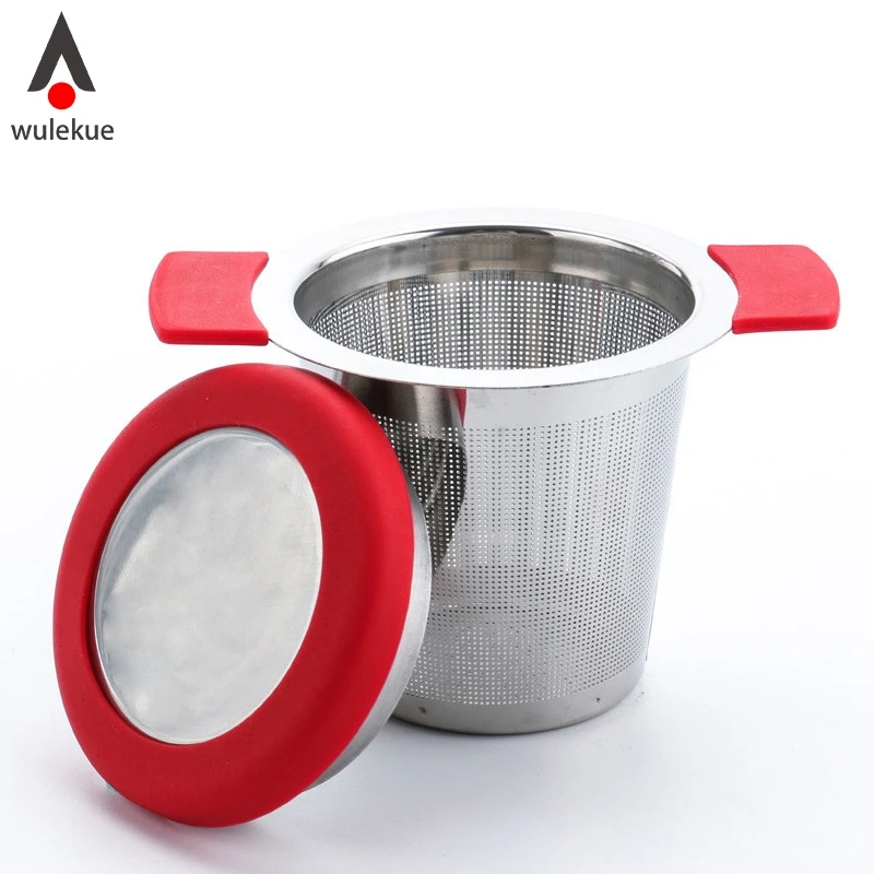 Reusable Stainless Steel Tea Infuser Basket Fine Mesh Tea Strainer With 2 Handles Lid Tea and Coffee Filters for Loose Tea Leaf
Reusable Stainless Steel Tea Infuser Basket Fine Mesh Tea Strainer With 2 Handles Lid Tea and Coffee Filters for Loose Tea Leaf