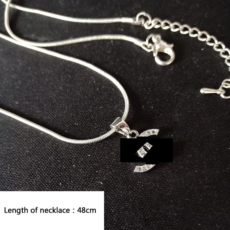 925 Silver Jewelry Necklace For Women collares kolye bijoux femme Letter Brand Choker Necklace
925 Silver Jewelry Necklace For Women collares kolye bijoux femme Letter Brand Choker Necklace