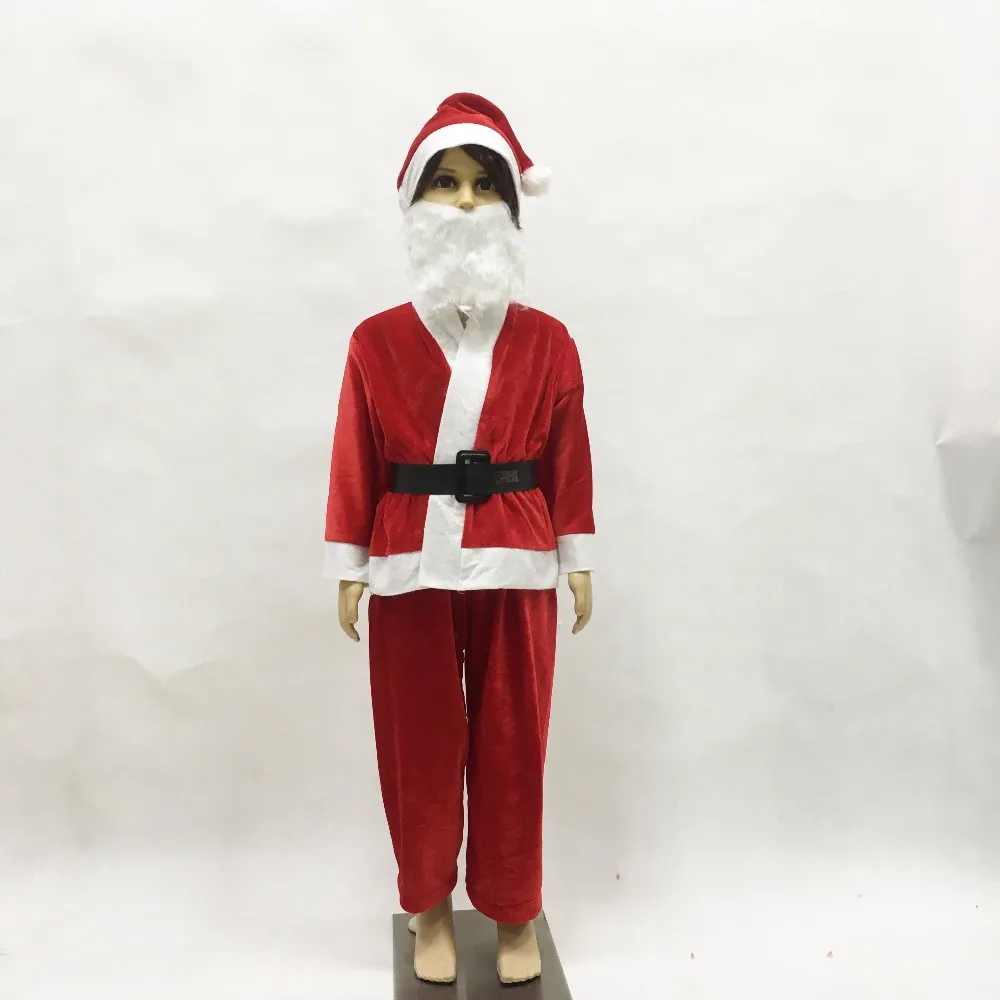Children Christmas Santa Claus Costume Cosplay Santa Claus Clothes Fancy Dress In Christmas Boy 5pcs/lot
Children Christmas Santa Claus Costume Cosplay Santa Claus Clothes Fancy Dress In Christmas Boy 5pcs/lot
