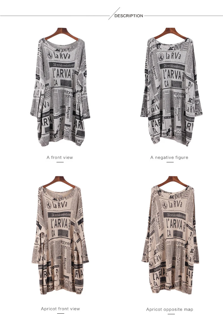 HCYO New Computer Knitted Spring Sweater Women Oversized Loose Sweater Woman Fashion Print Women Sweaters Slash Neck Pullovers (15)