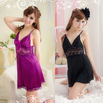 Women Sexy Lace soft and comfortable Bow Underwear Temptation Babydoll Racy Sleepwear Dress Set L50/0114
Women Sexy Lace soft and comfortable Bow Underwear Temptation Babydoll Racy Sleepwear Dress Set L50/0114