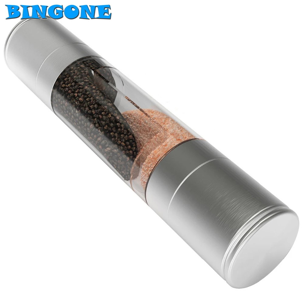 Bingone 2-in-1 High Quality Newest 1pcs Stainless Steel Manual Salt and Pepper Mill Grinder For Cooking Kitchen - TF
Bingone 2-in-1 High Quality Newest 1pcs Stainless Steel Manual Salt and Pepper Mill Grinder For Cooking Kitchen - TF