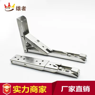 

2Pcs Max Negative Heavy 65kg 8-14 inch Folding Stainless steel Bracket Triangular Release Support with install parts